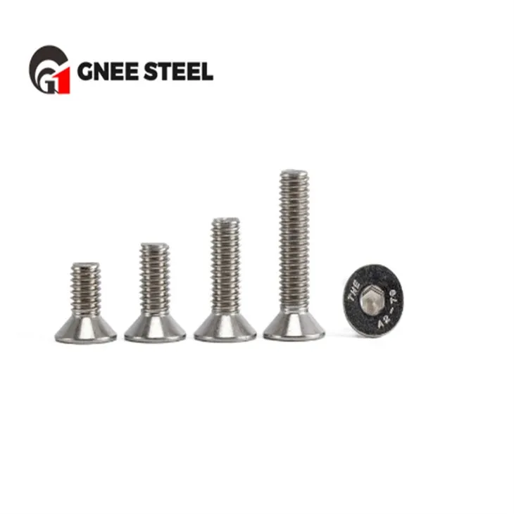 A2-70 A4-80 Boulons à tête plate à six pans creux CSK