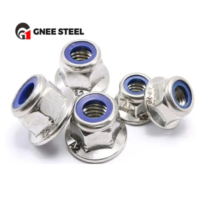 Écrou de blocage en nylon à embase hexagonale DIN 1663