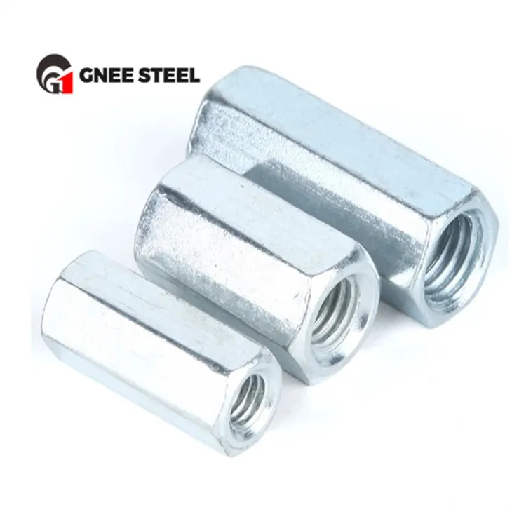 Écrous d'accouplement longs hexagonaux DIN6334
