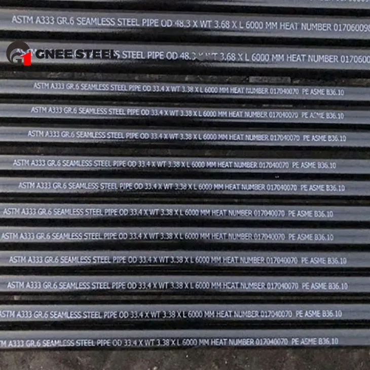 Un tuyau en acier au carbone 333 6