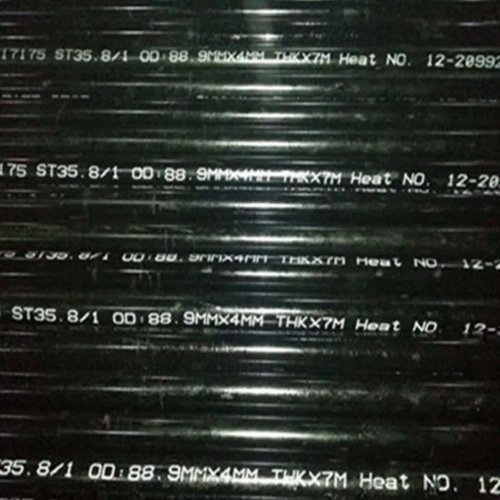 Tube en acier au carbone sans soudure DIN 17175 St35.8