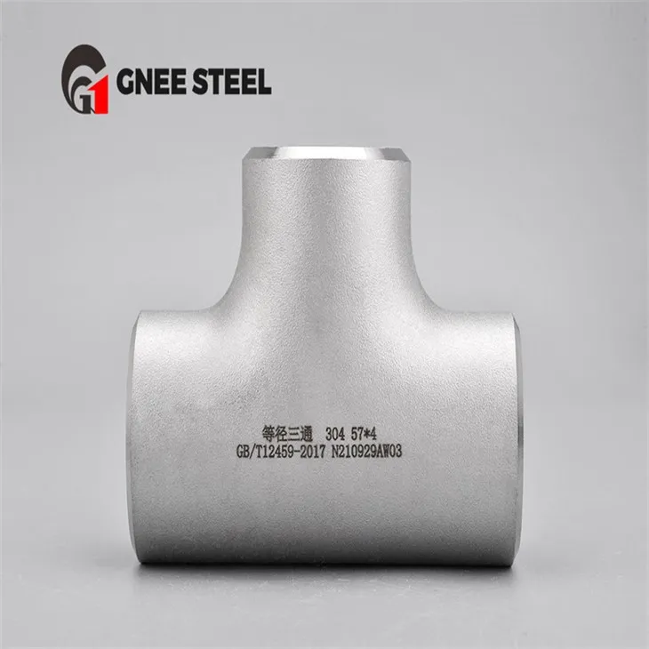 Té égal 316 304 en acier inoxydable